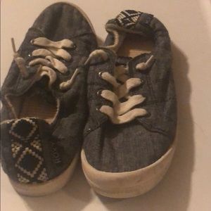 Navy blue shoes